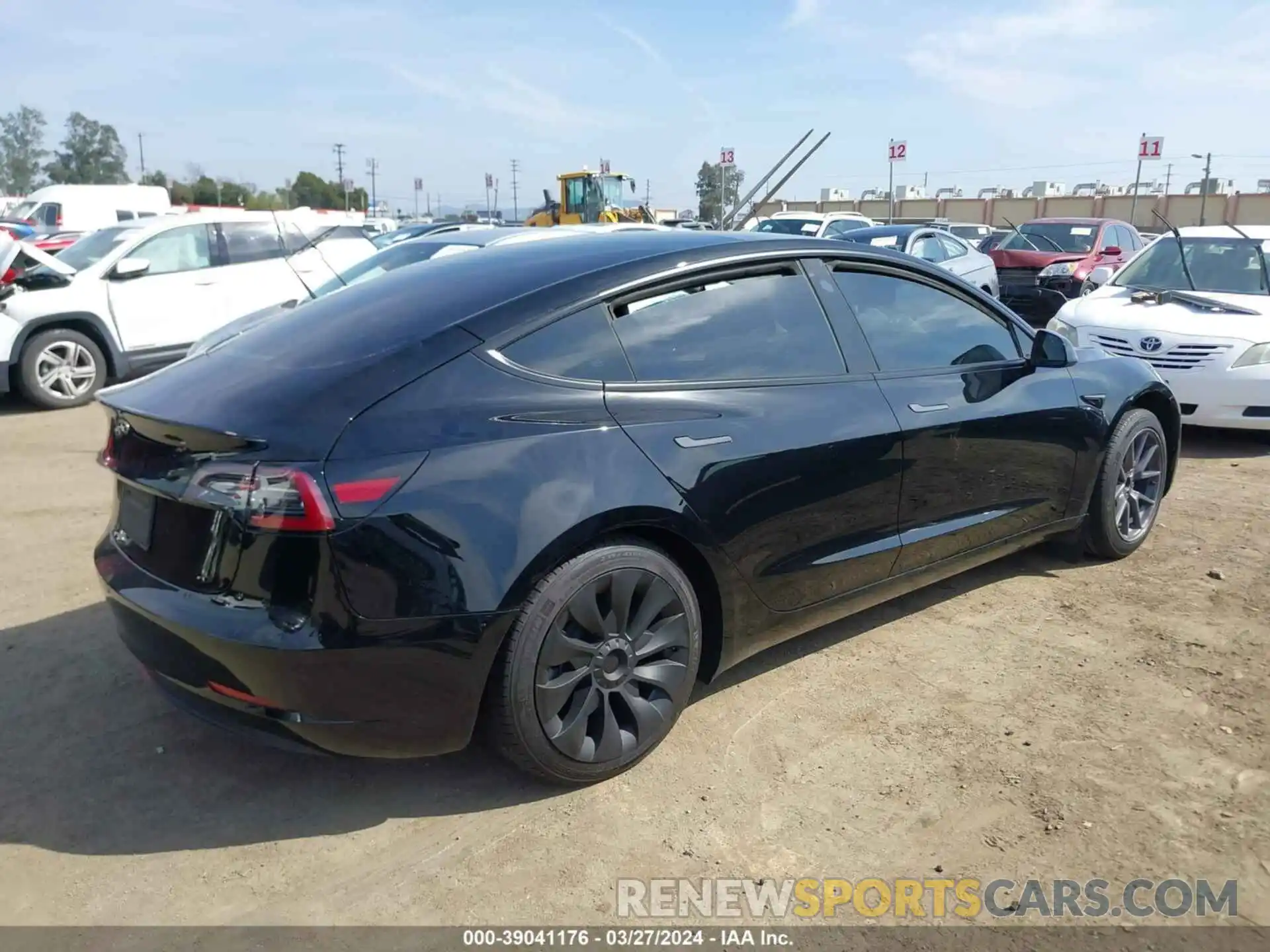 4 Photograph of a damaged car 5YJ3E1EA9PF556745 TESLA MODEL 3 2023