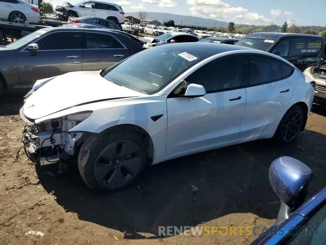 1 Photograph of a damaged car 5YJ3E1EA9PF558527 TESLA MODEL 3 2023