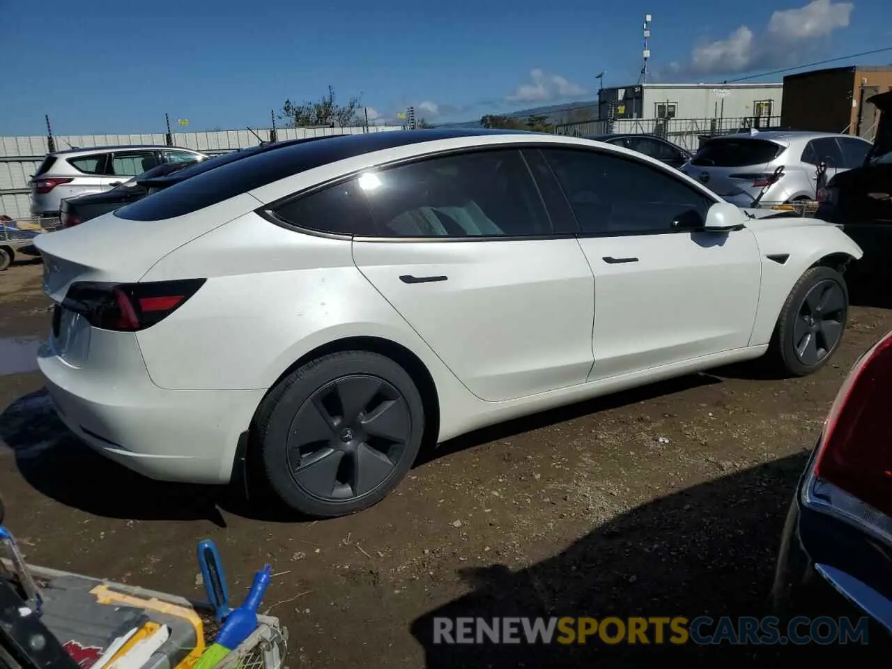 3 Photograph of a damaged car 5YJ3E1EA9PF558527 TESLA MODEL 3 2023