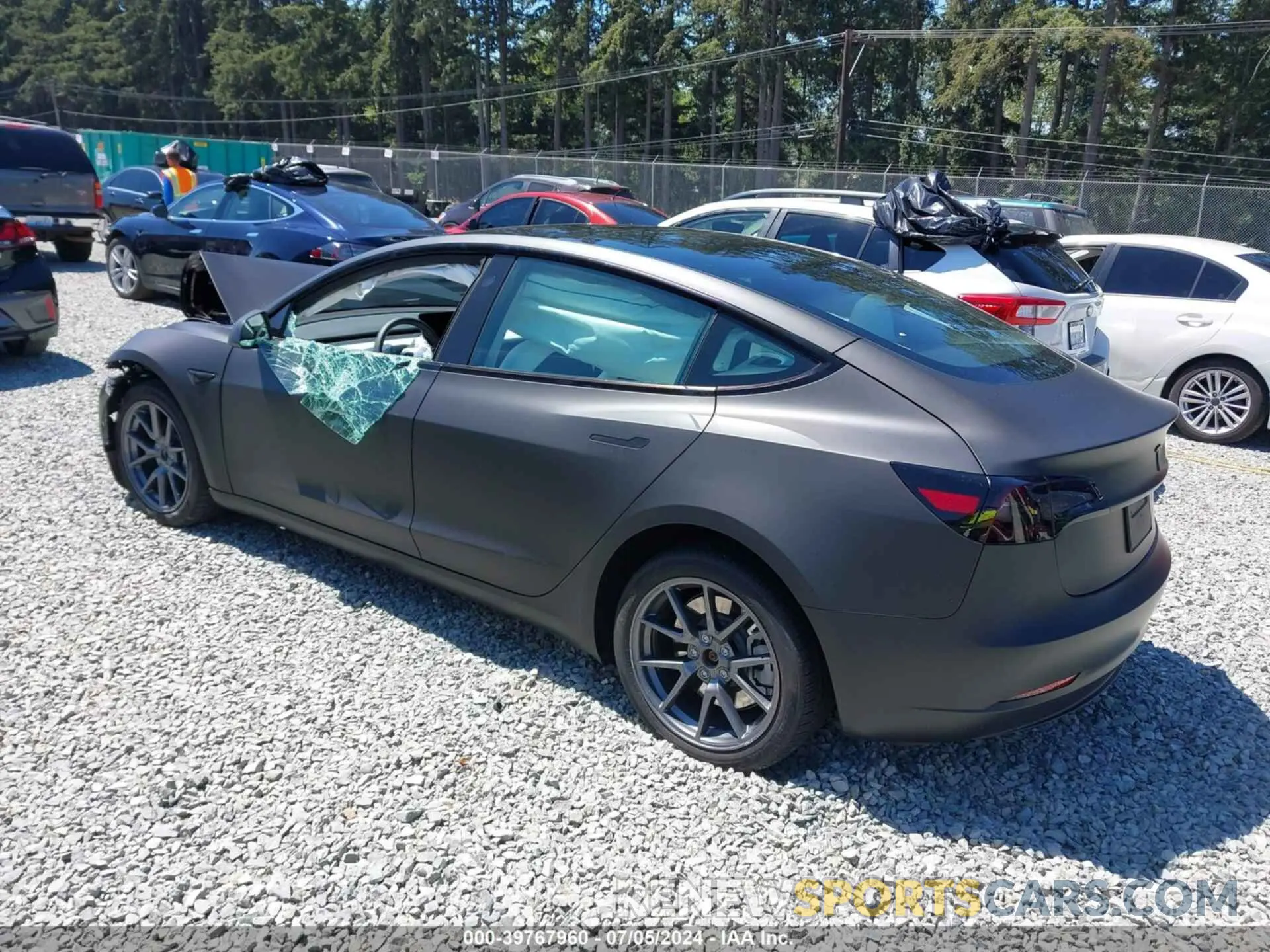 3 Photograph of a damaged car 5YJ3E1EA9PF564327 TESLA MODEL 3 2023
