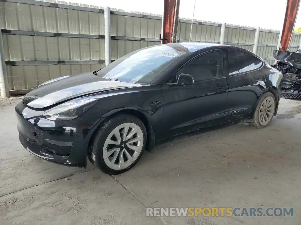 1 Photograph of a damaged car 5YJ3E1EA9PF565266 TESLA MODEL 3 2023