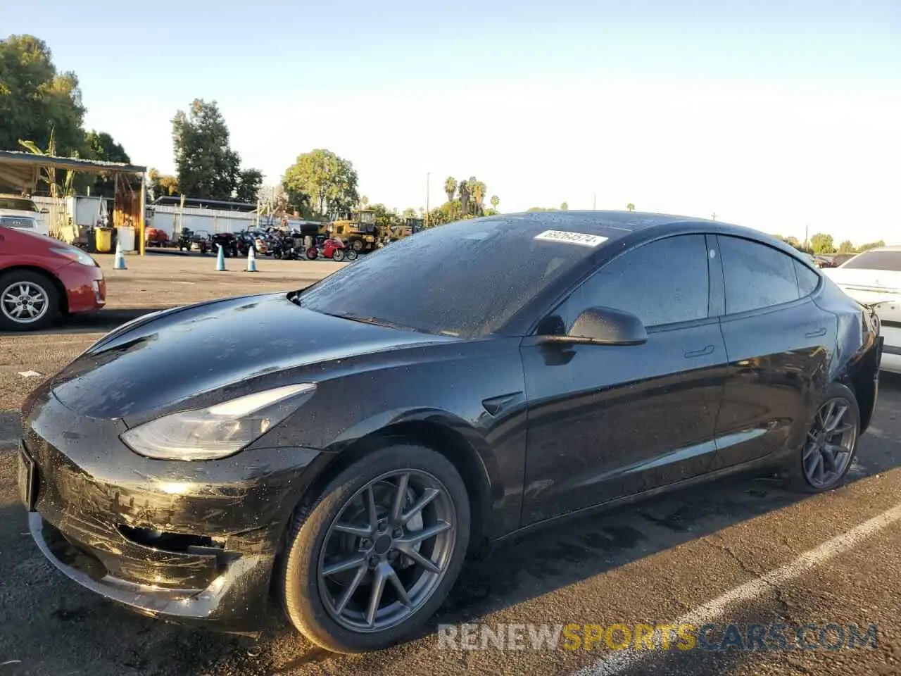 1 Photograph of a damaged car 5YJ3E1EA9PF567504 TESLA MODEL 3 2023