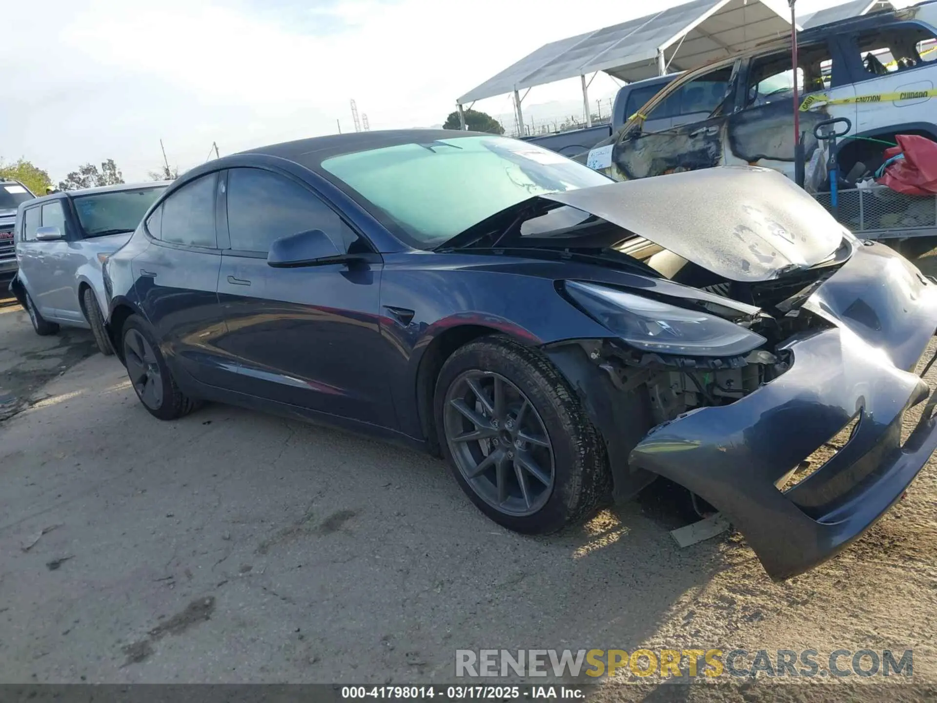 13 Photograph of a damaged car 5YJ3E1EA9PF569494 TESLA MODEL 3 2023