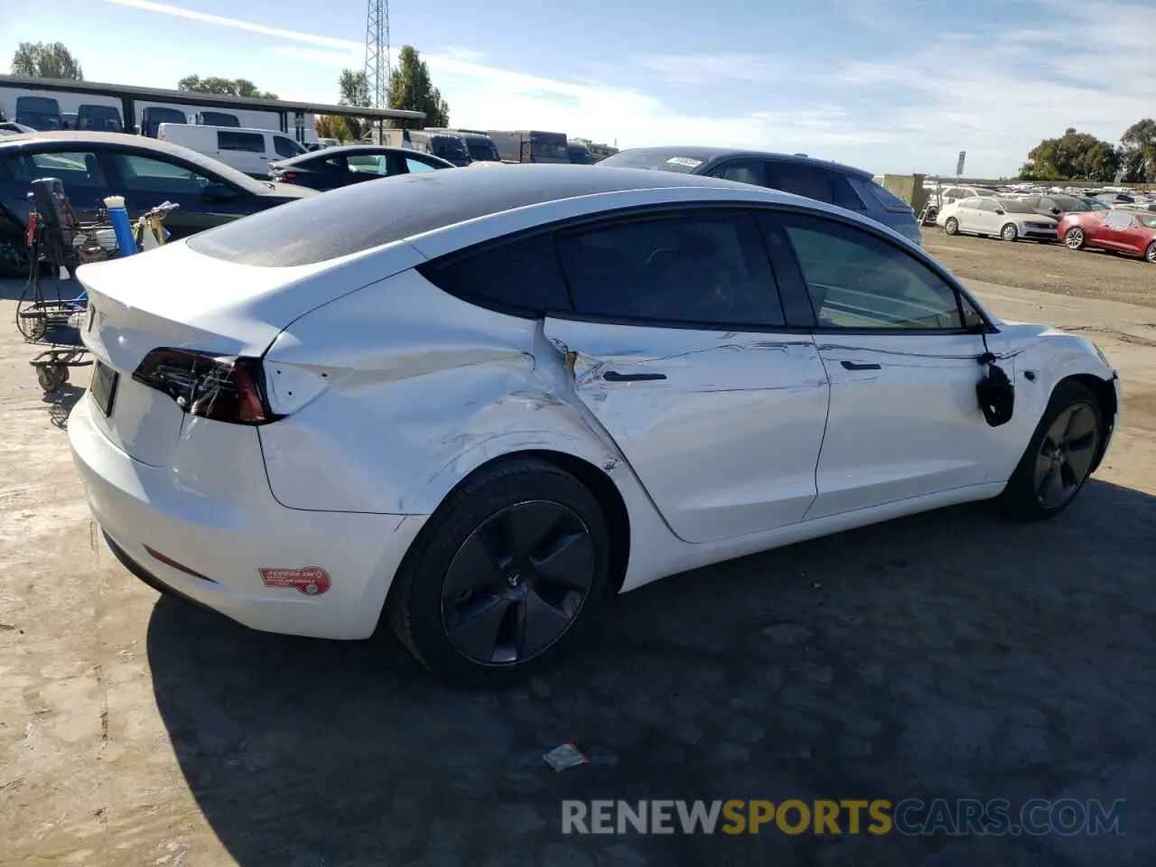 3 Photograph of a damaged car 5YJ3E1EA9PF575280 TESLA MODEL 3 2023