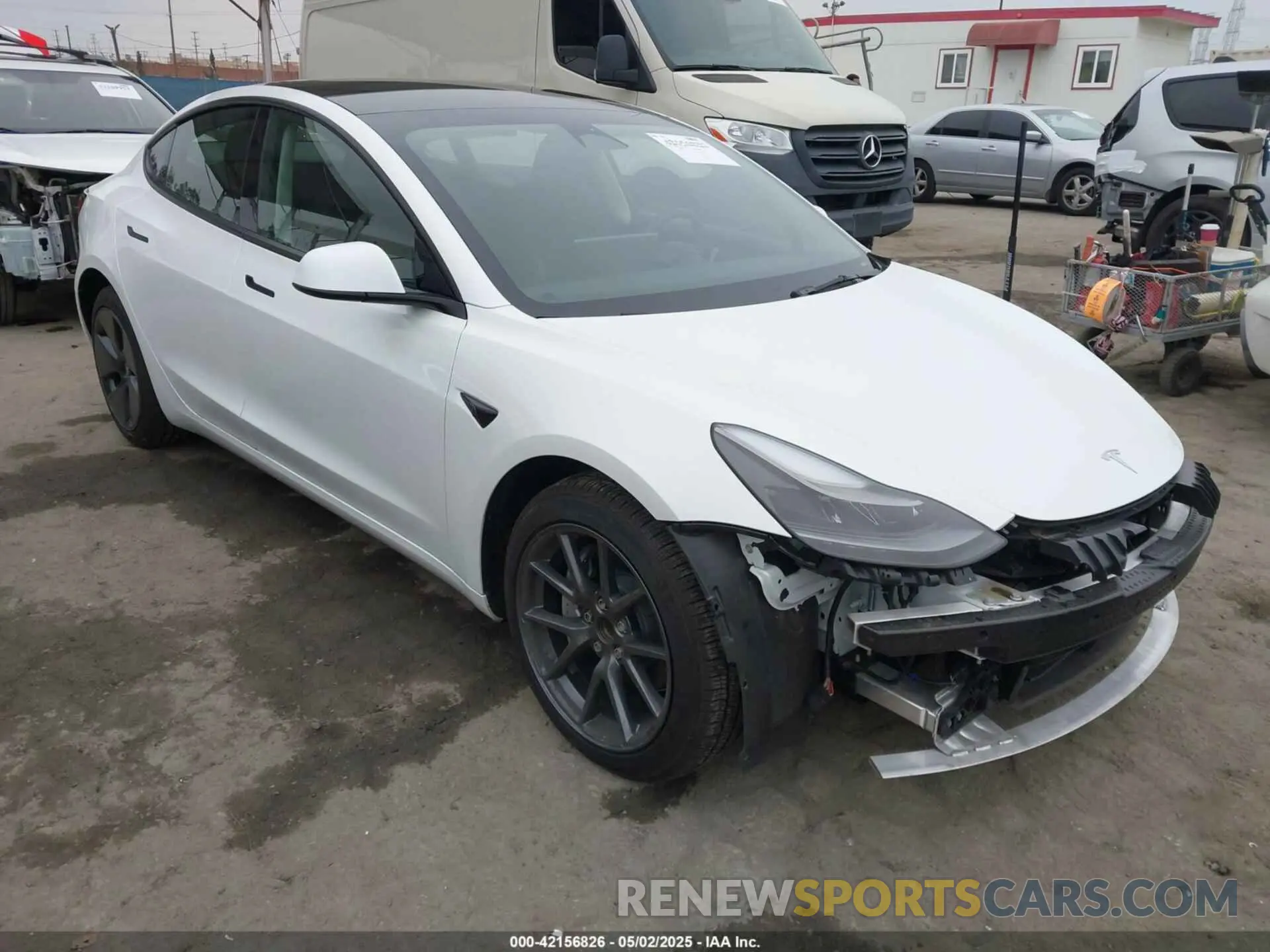 1 Photograph of a damaged car 5YJ3E1EA9PF576588 TESLA MODEL 3 2023