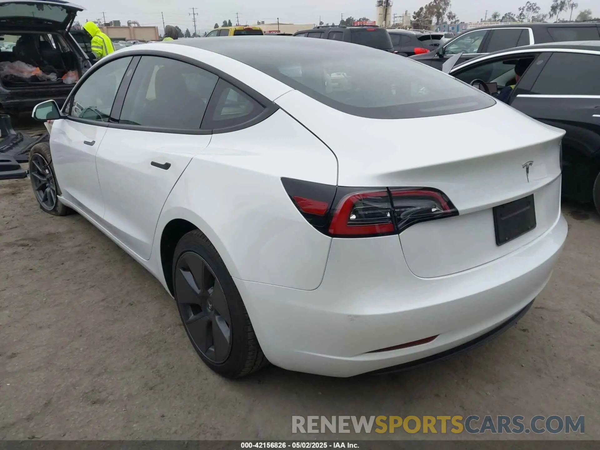 3 Photograph of a damaged car 5YJ3E1EA9PF576588 TESLA MODEL 3 2023