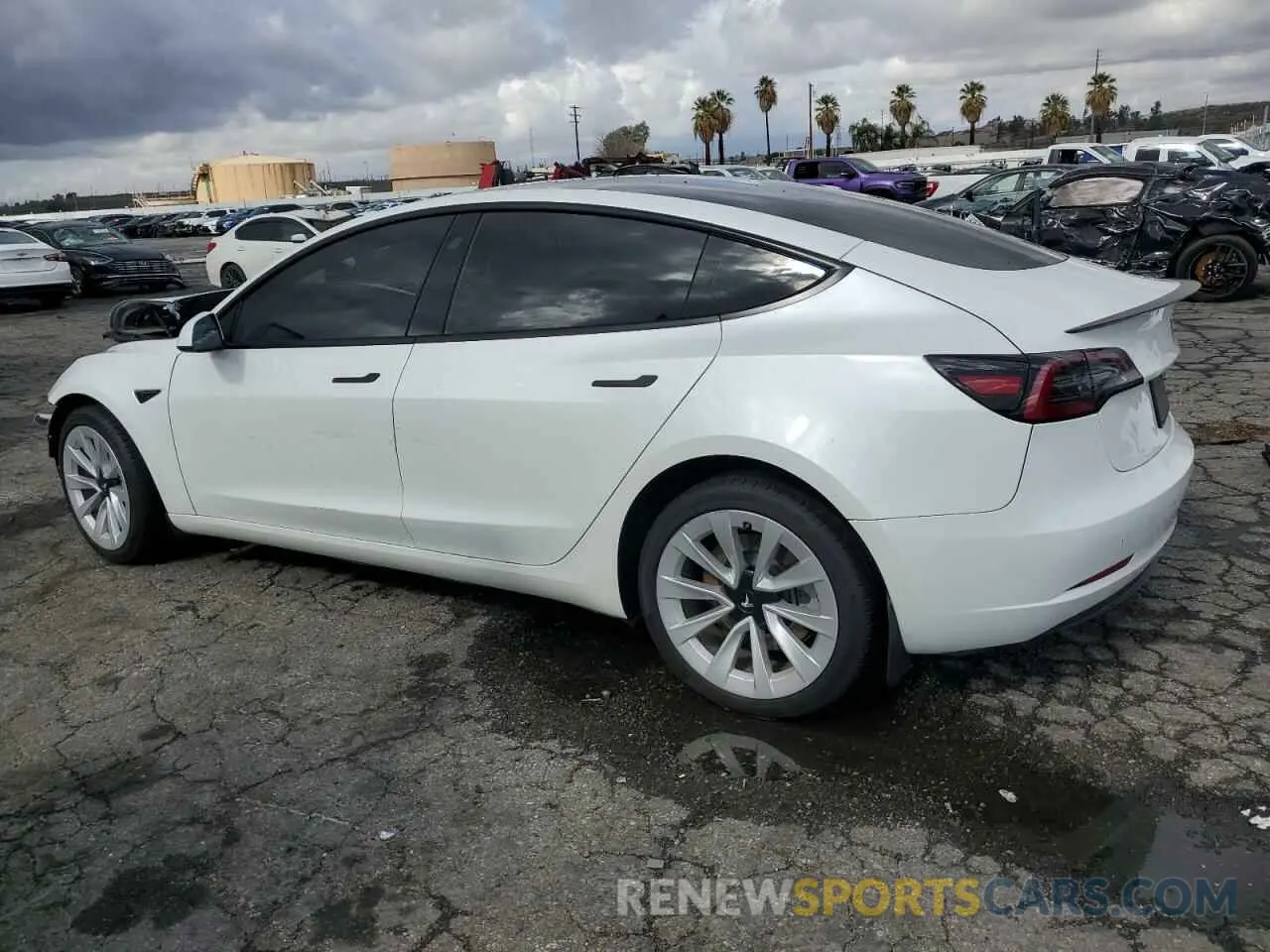 2 Photograph of a damaged car 5YJ3E1EA9PF582536 TESLA MODEL 3 2023
