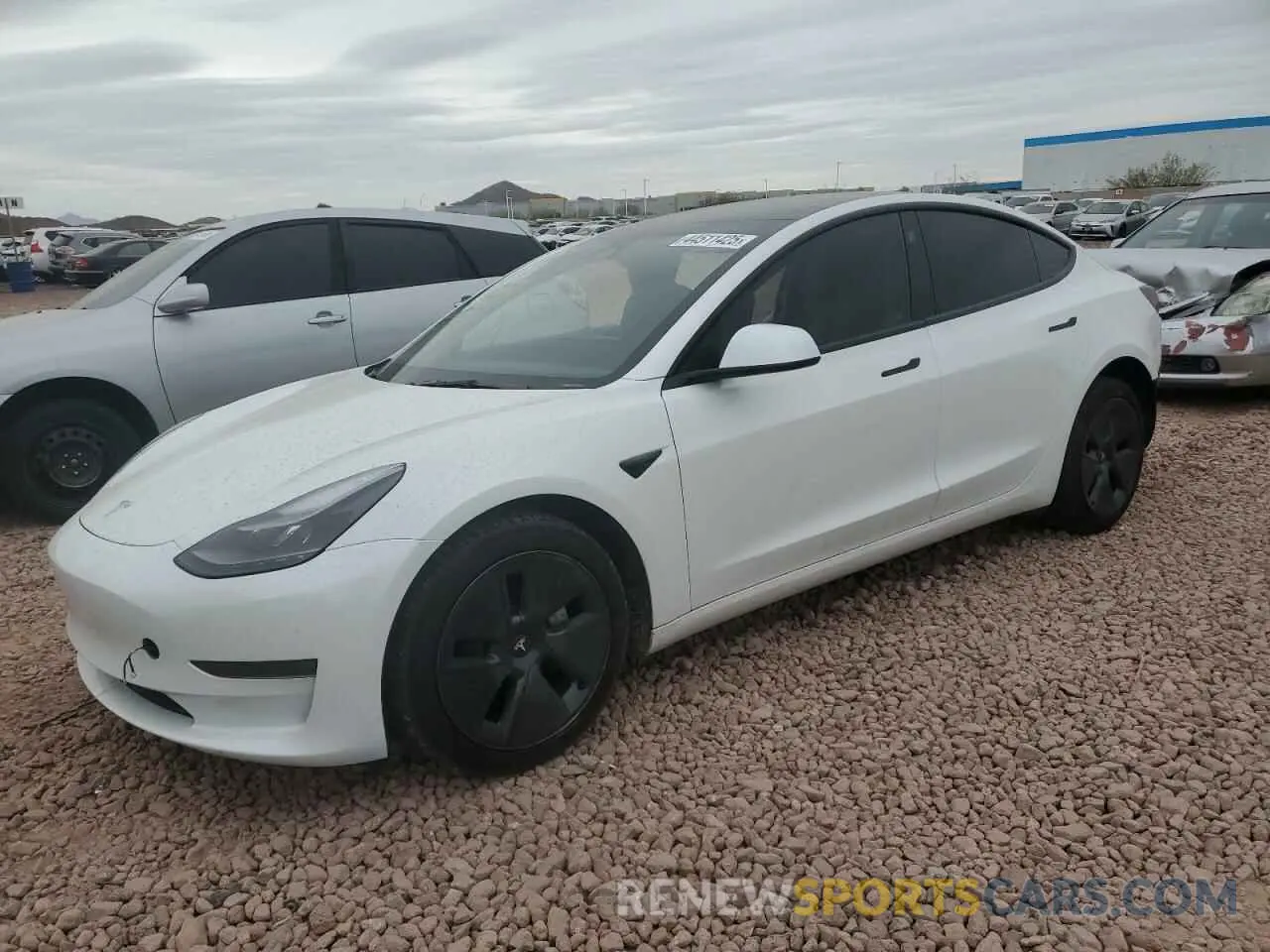 1 Photograph of a damaged car 5YJ3E1EA9PF585274 TESLA MODEL 3 2023