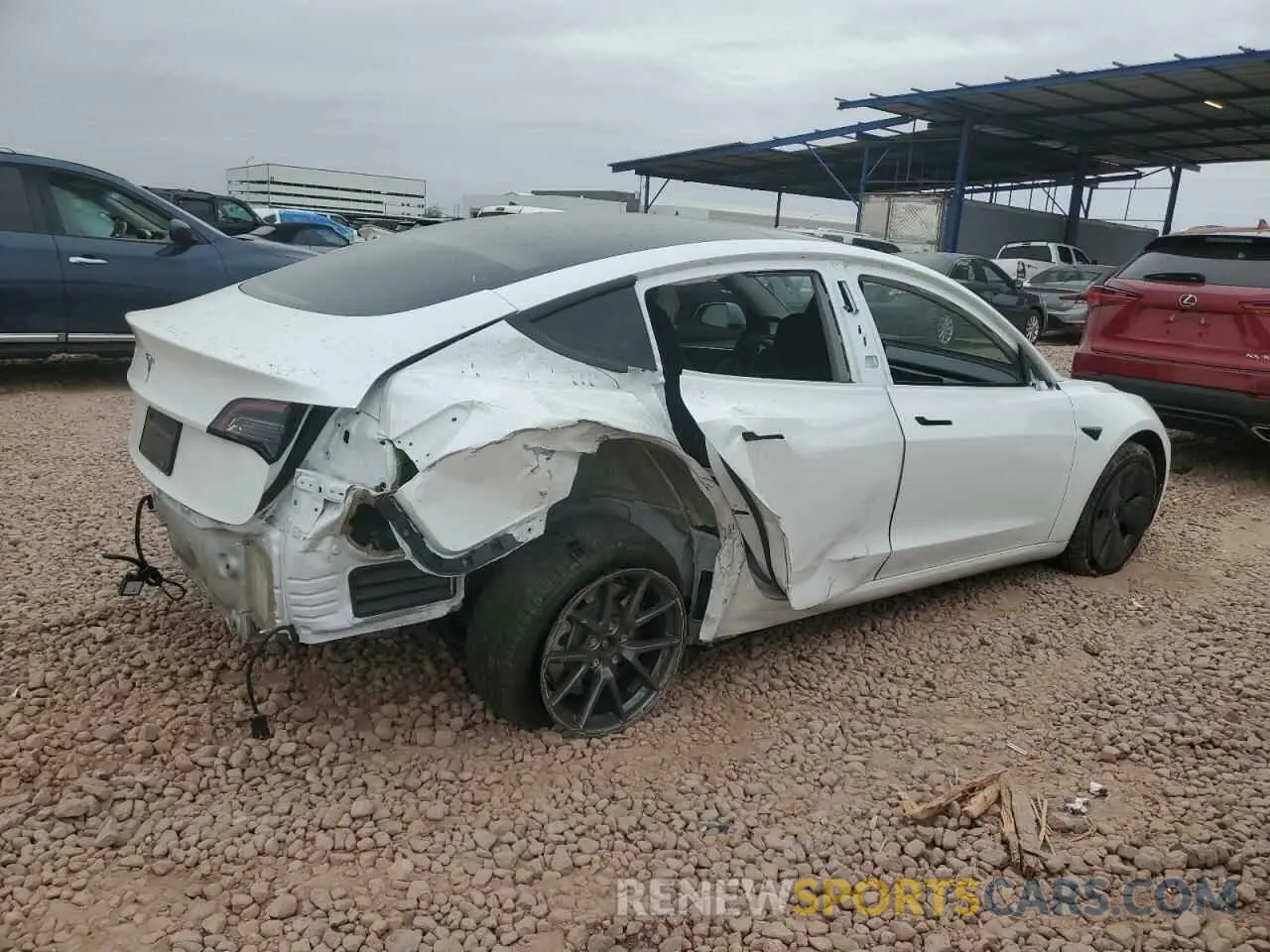 3 Photograph of a damaged car 5YJ3E1EA9PF585274 TESLA MODEL 3 2023