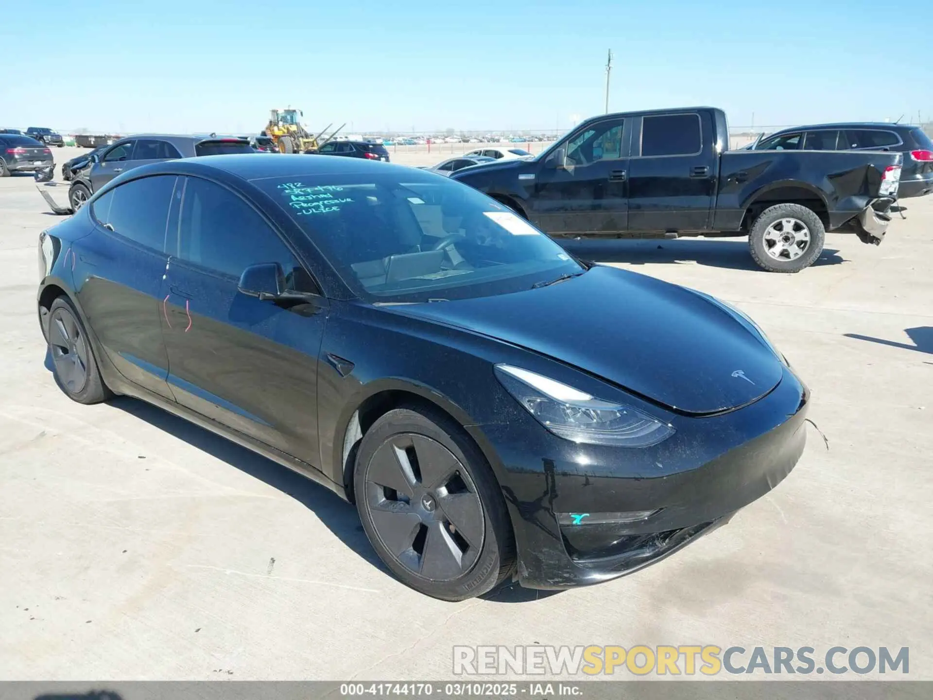 1 Photograph of a damaged car 5YJ3E1EA9PF587476 TESLA MODEL 3 2023
