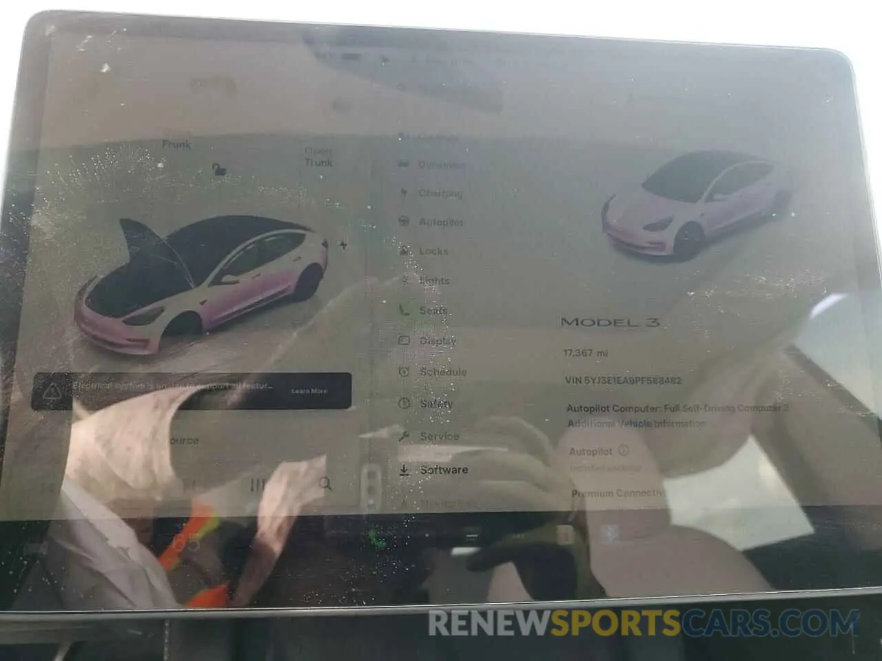 9 Photograph of a damaged car 5YJ3E1EA9PF588482 TESLA MODEL 3 2023