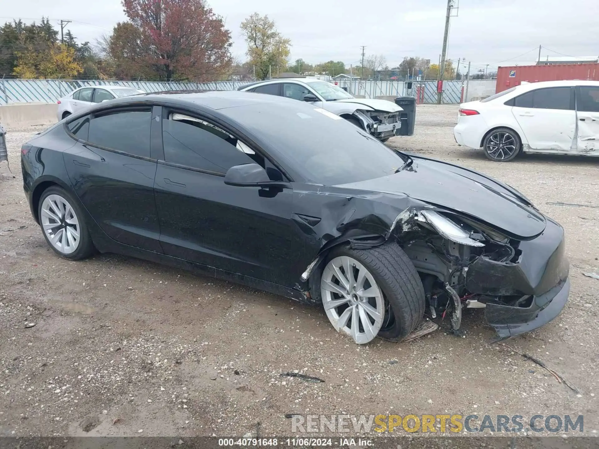 1 Photograph of a damaged car 5YJ3E1EA9PF592564 TESLA MODEL 3 2023