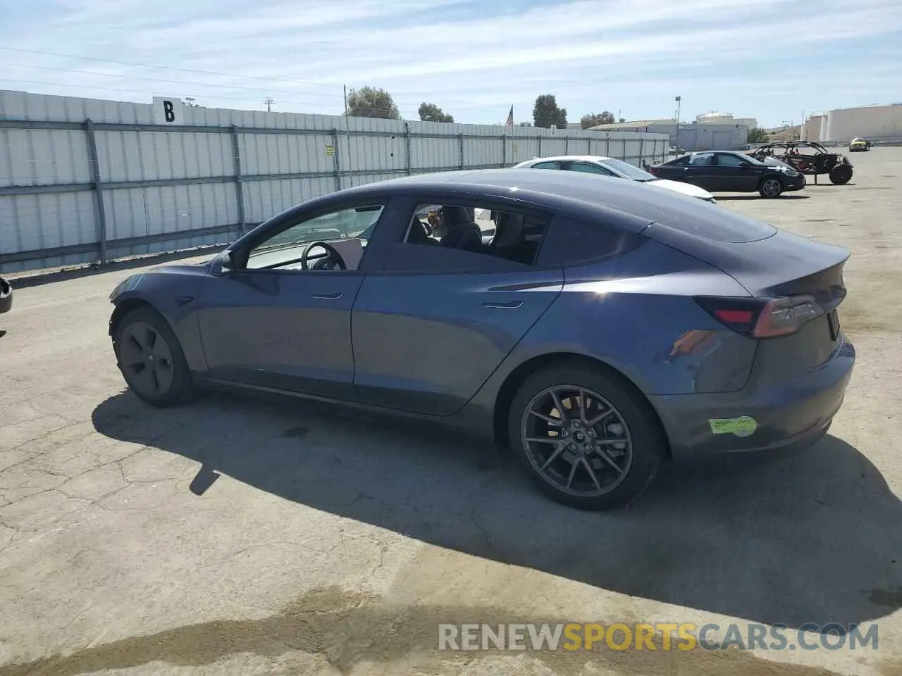 2 Photograph of a damaged car 5YJ3E1EA9PF601845 TESLA MODEL 3 2023