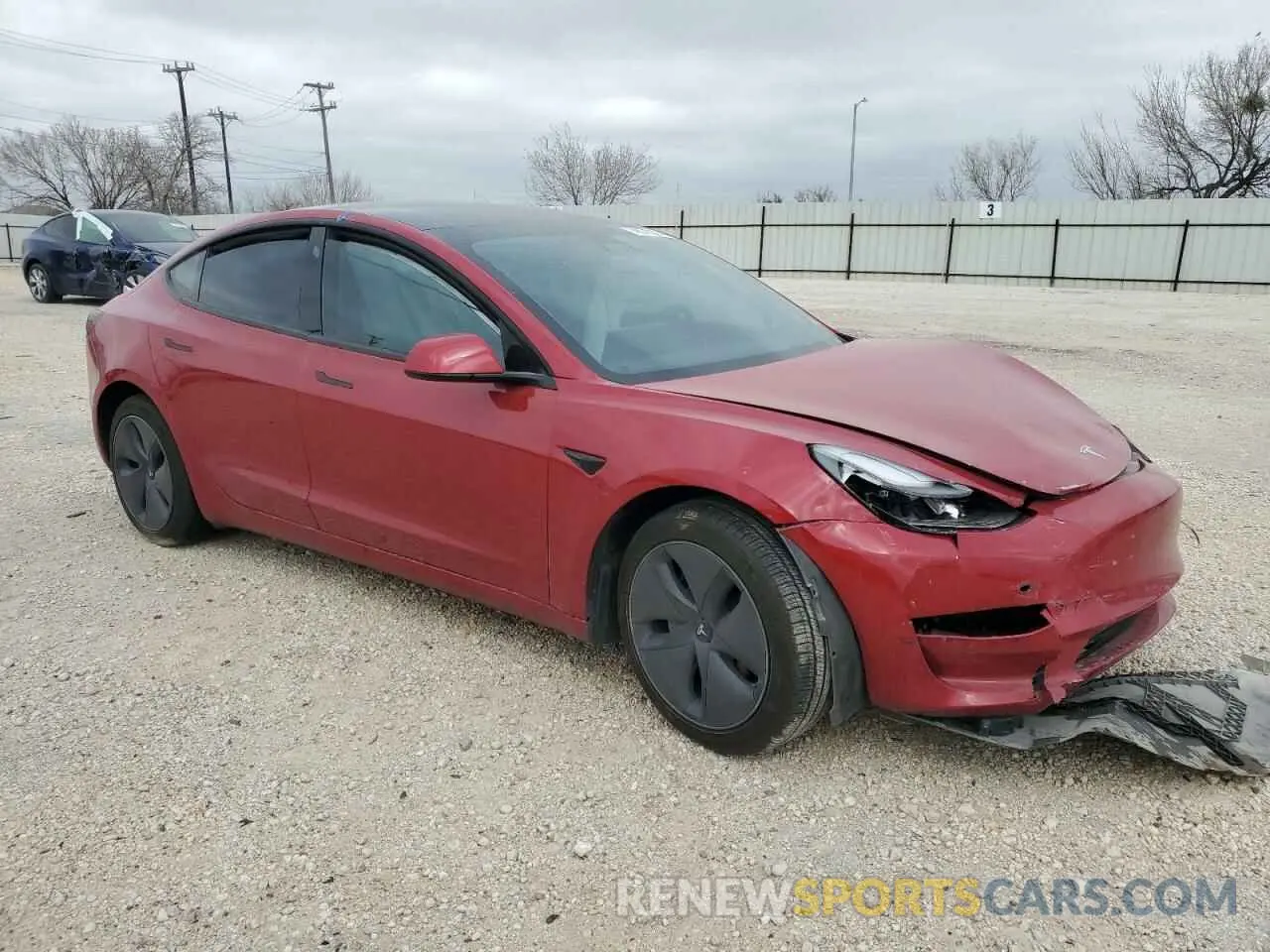 4 Photograph of a damaged car 5YJ3E1EA9PF602655 TESLA MODEL 3 2023
