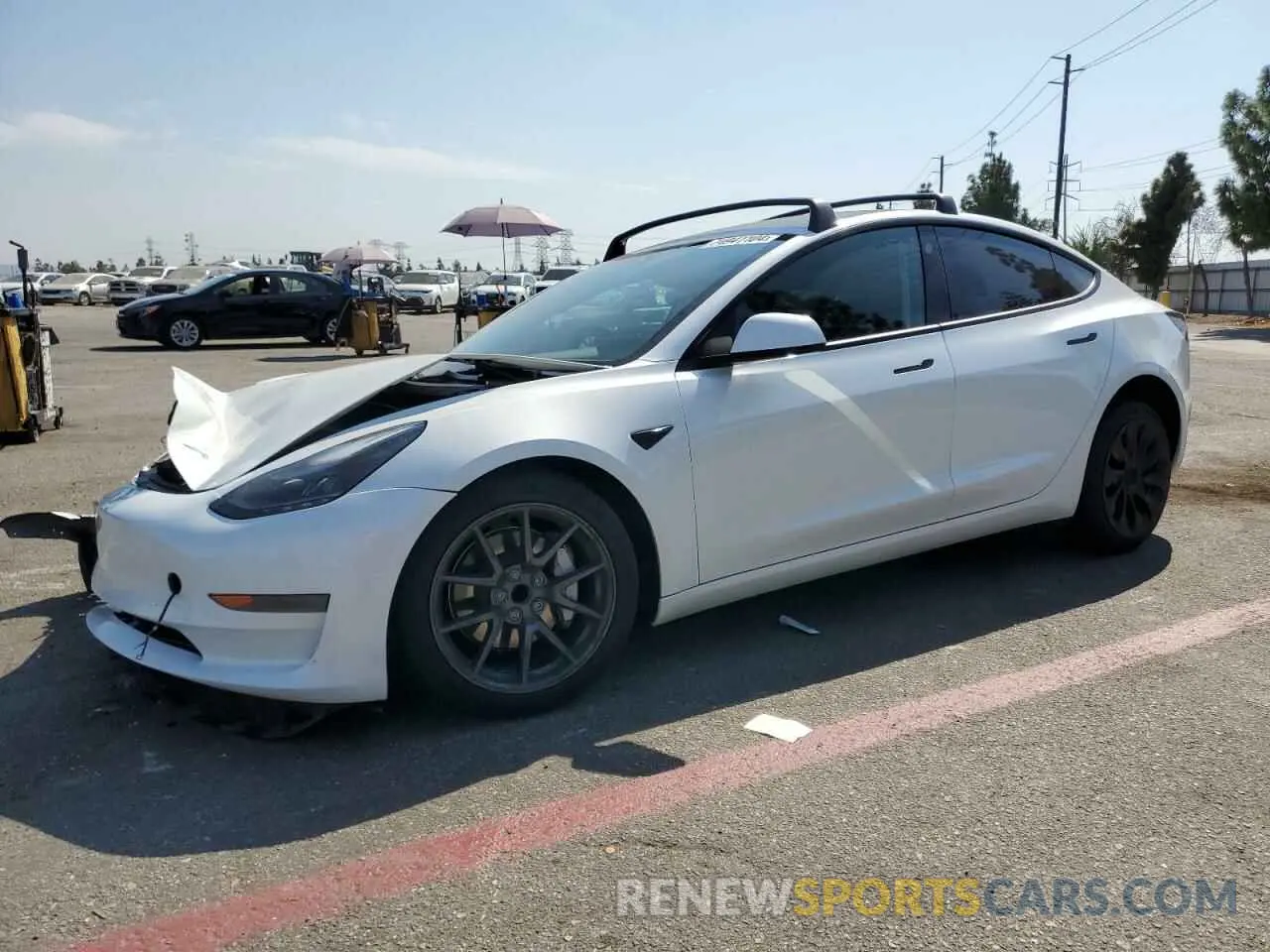 1 Photograph of a damaged car 5YJ3E1EA9PF604289 TESLA MODEL 3 2023