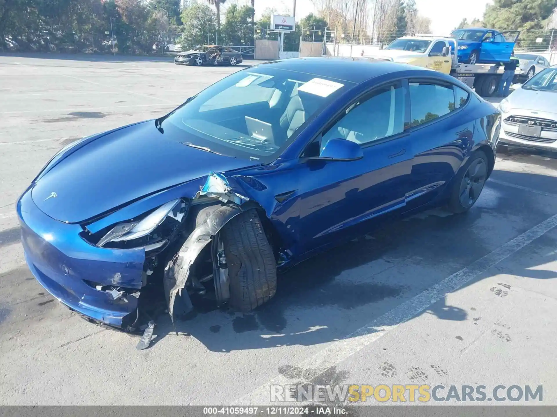 2 Photograph of a damaged car 5YJ3E1EA9PF612649 TESLA MODEL 3 2023