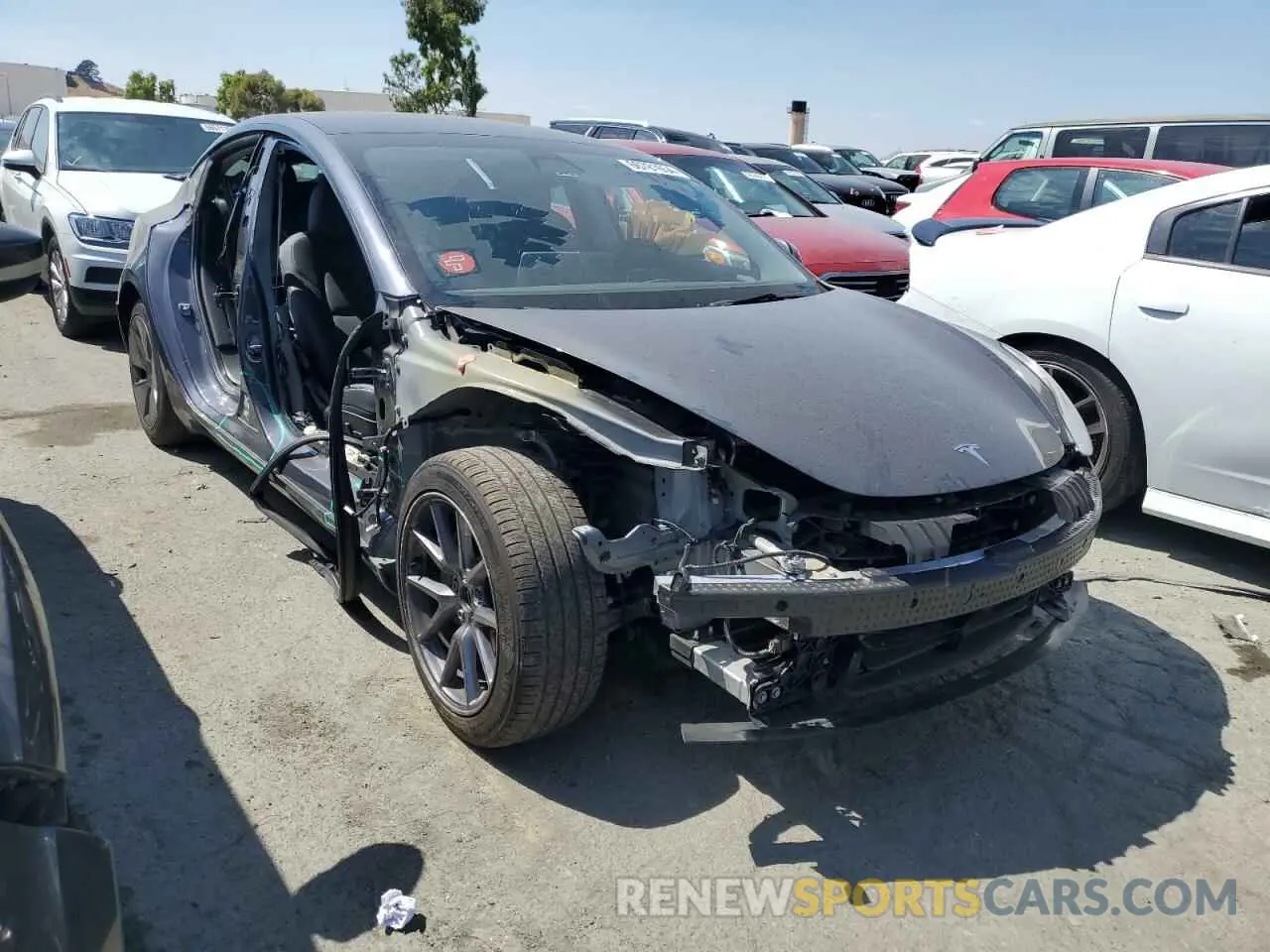 4 Photograph of a damaged car 5YJ3E1EA9PF613607 TESLA MODEL 3 2023