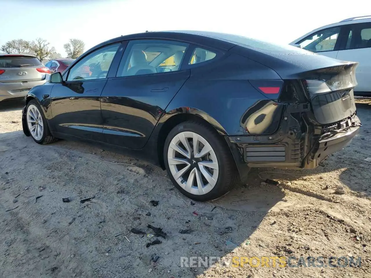 2 Photograph of a damaged car 5YJ3E1EA9PF615017 TESLA MODEL 3 2023