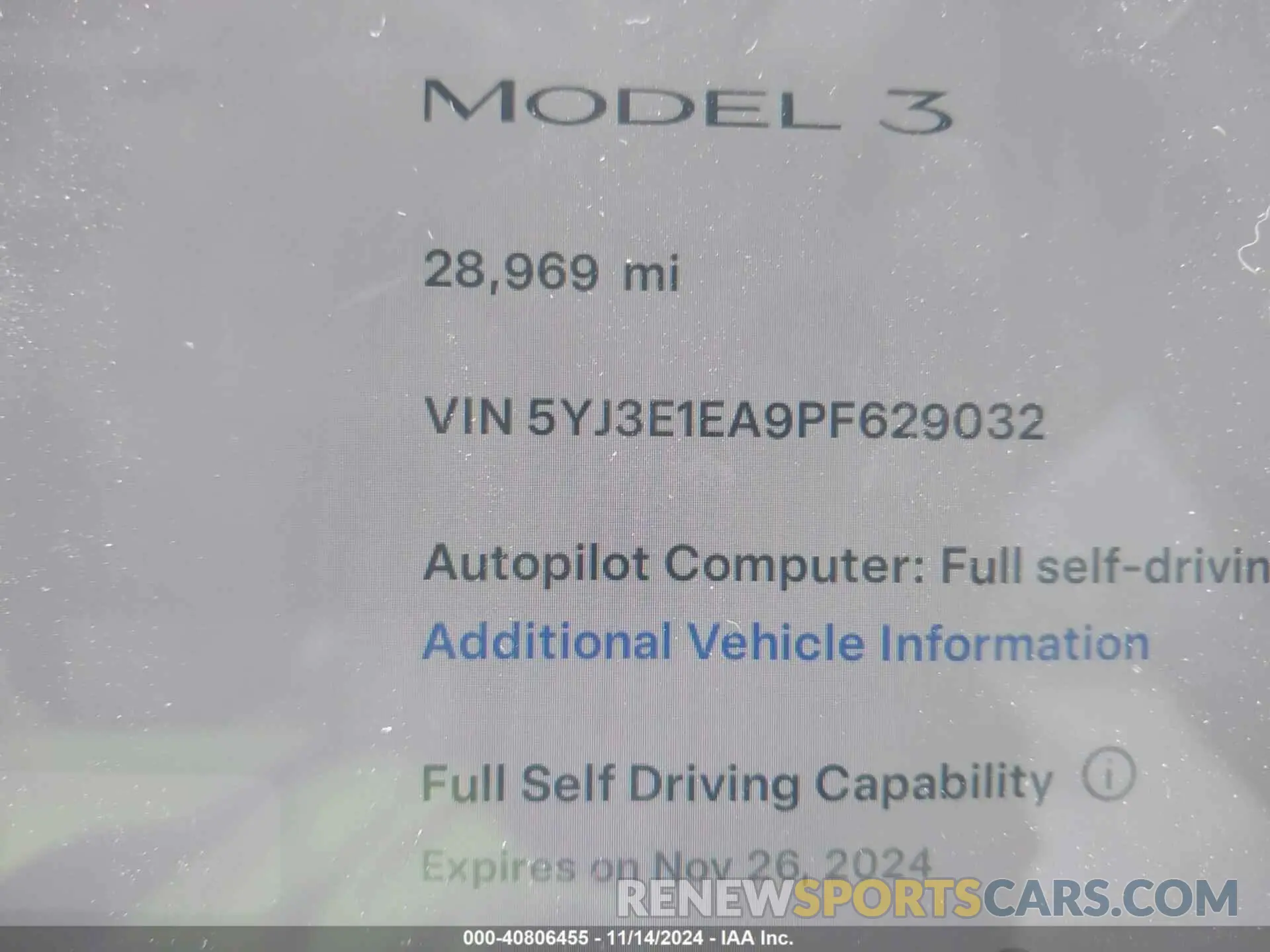 15 Photograph of a damaged car 5YJ3E1EA9PF629032 TESLA MODEL 3 2023