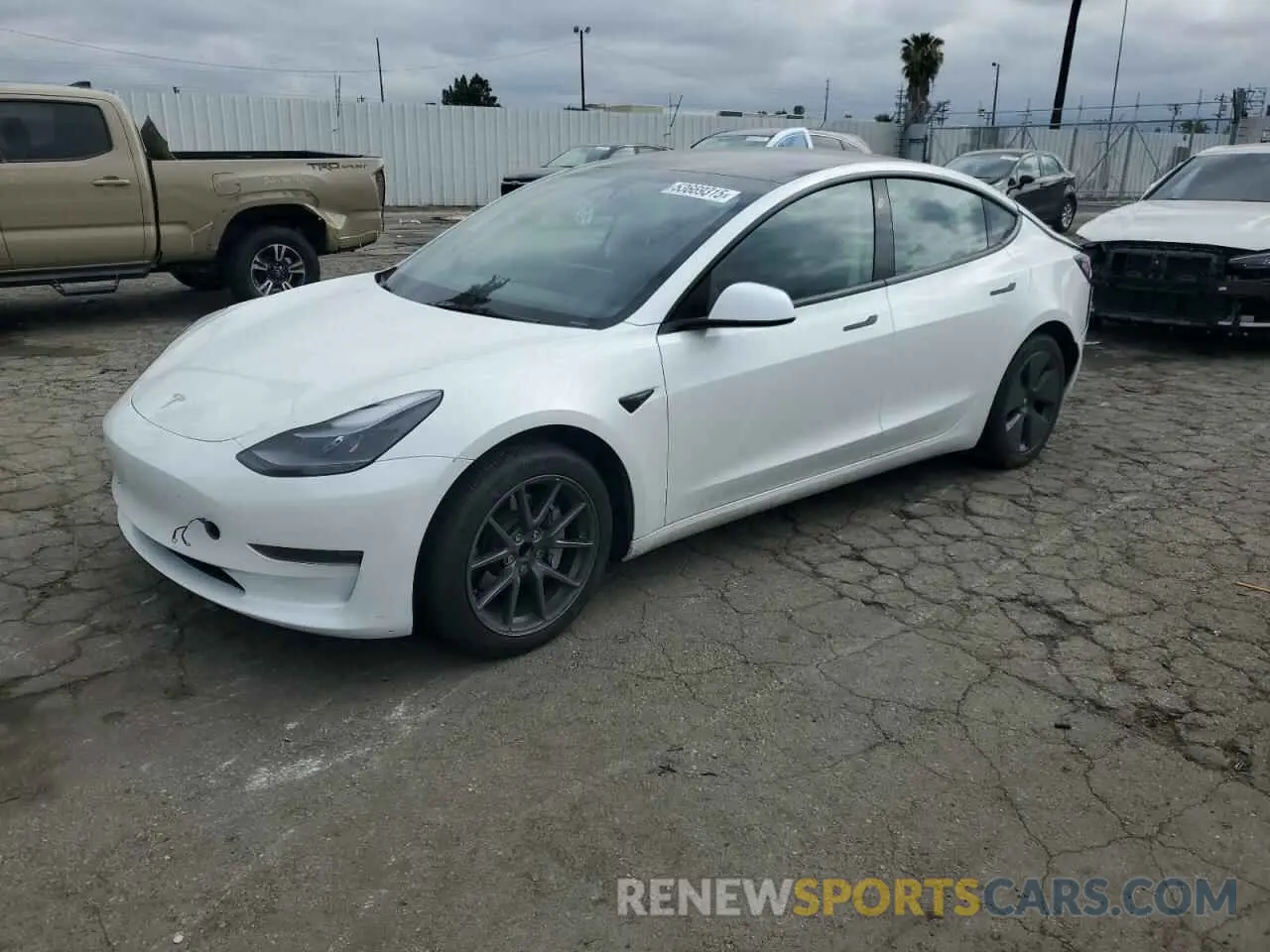 1 Photograph of a damaged car 5YJ3E1EA9PF646932 TESLA MODEL 3 2023