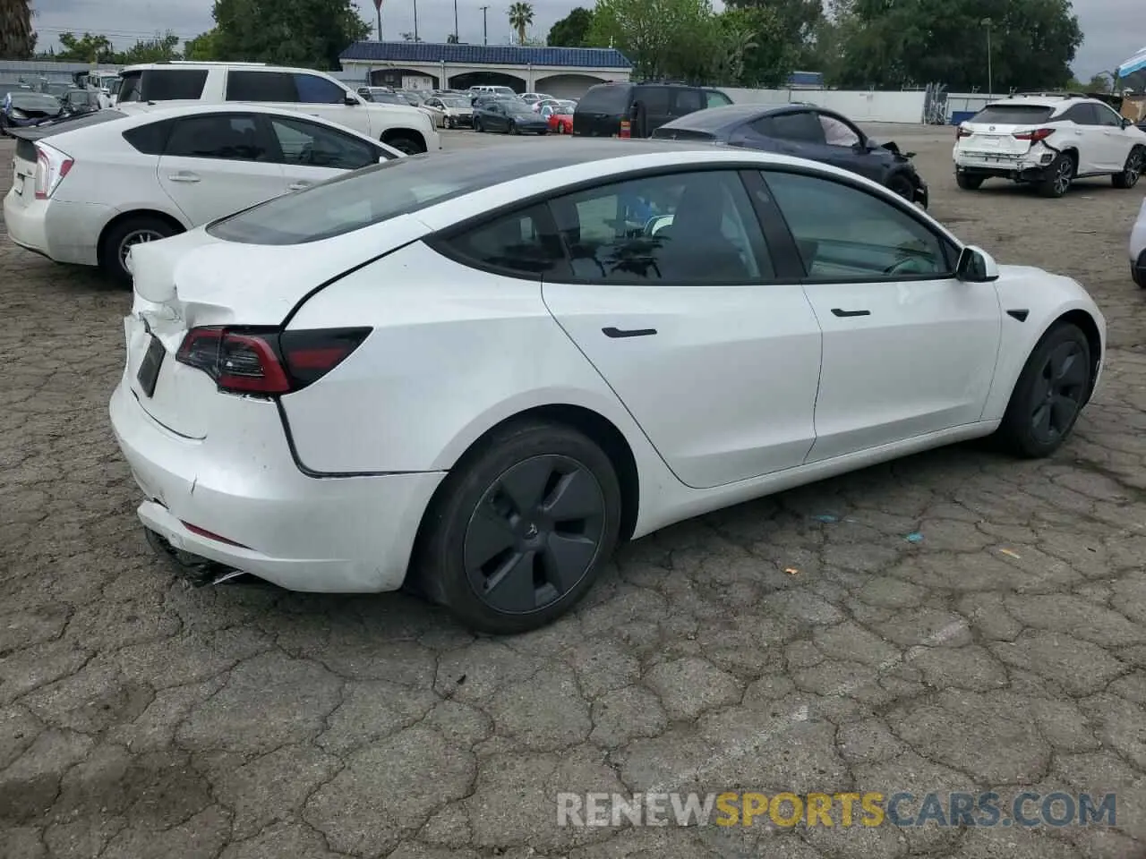 3 Photograph of a damaged car 5YJ3E1EA9PF646932 TESLA MODEL 3 2023