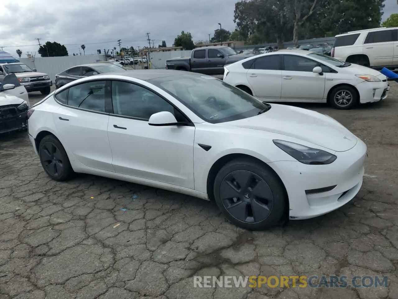 4 Photograph of a damaged car 5YJ3E1EA9PF646932 TESLA MODEL 3 2023