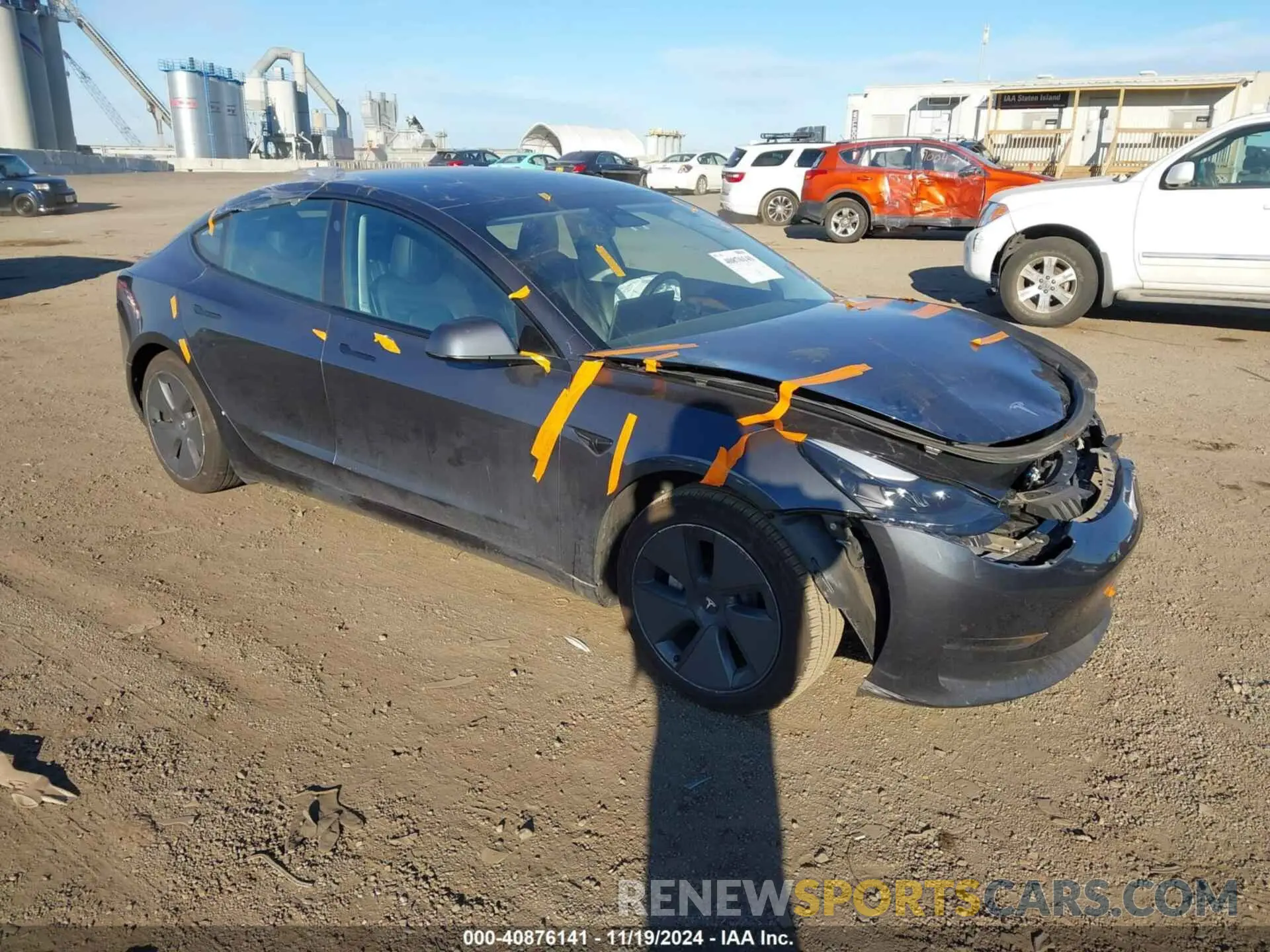1 Photograph of a damaged car 5YJ3E1EA9PF652262 TESLA MODEL 3 2023