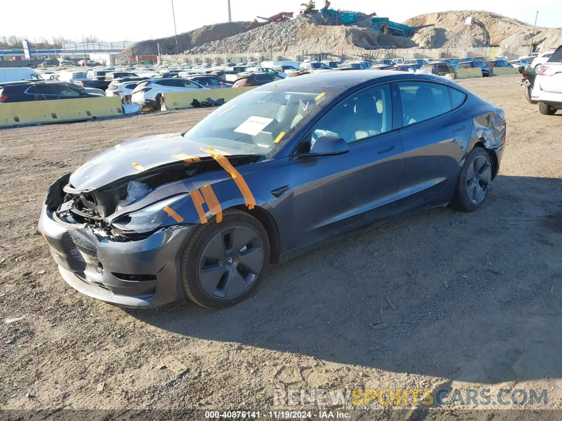 2 Photograph of a damaged car 5YJ3E1EA9PF652262 TESLA MODEL 3 2023