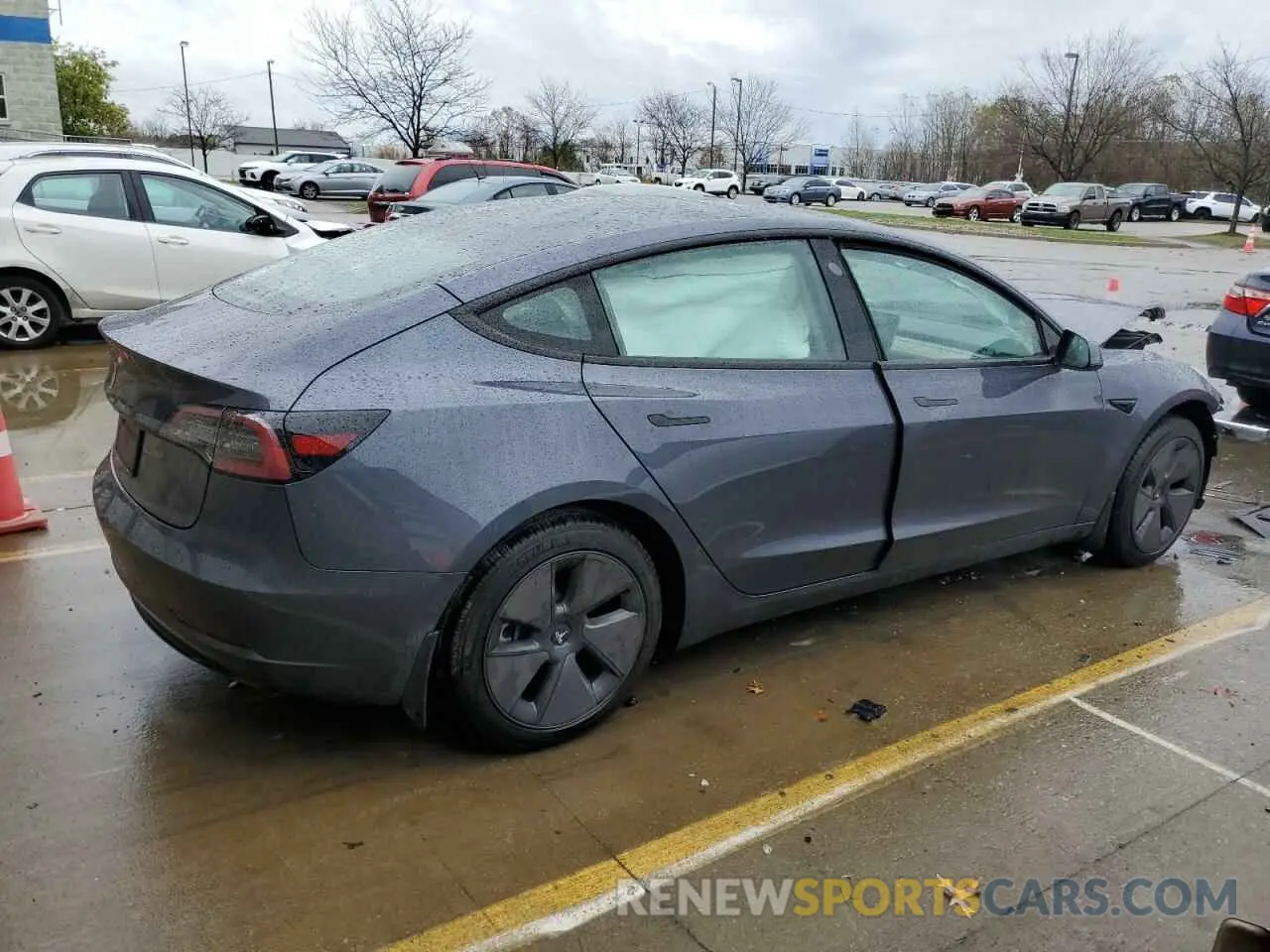 3 Photograph of a damaged car 5YJ3E1EA9PF676772 TESLA MODEL 3 2023