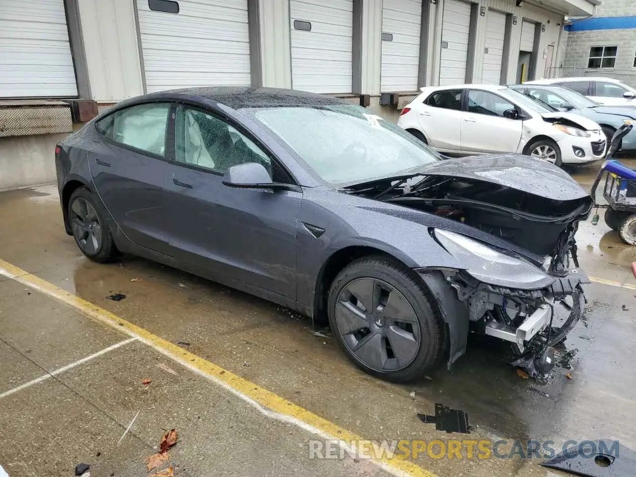 4 Photograph of a damaged car 5YJ3E1EA9PF676772 TESLA MODEL 3 2023