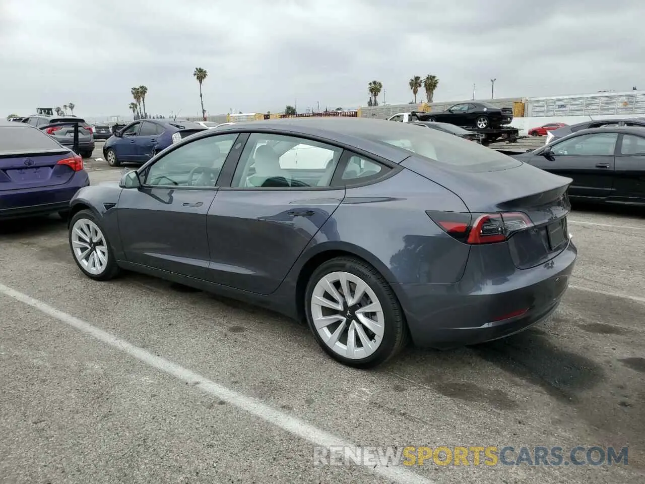 2 Photograph of a damaged car 5YJ3E1EA9PF695371 TESLA MODEL 3 2023