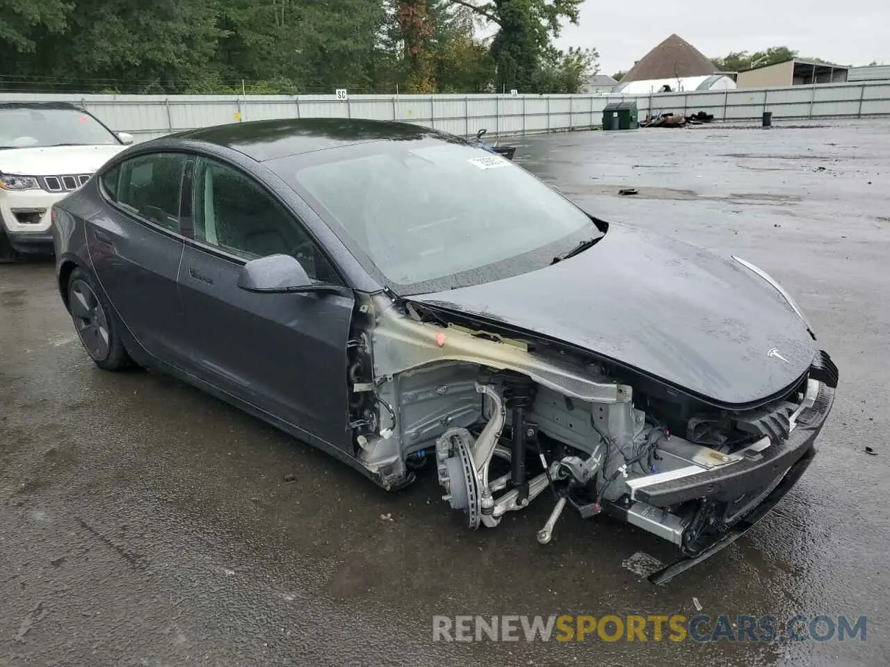 4 Photograph of a damaged car 5YJ3E1EA9PF699016 TESLA MODEL 3 2023