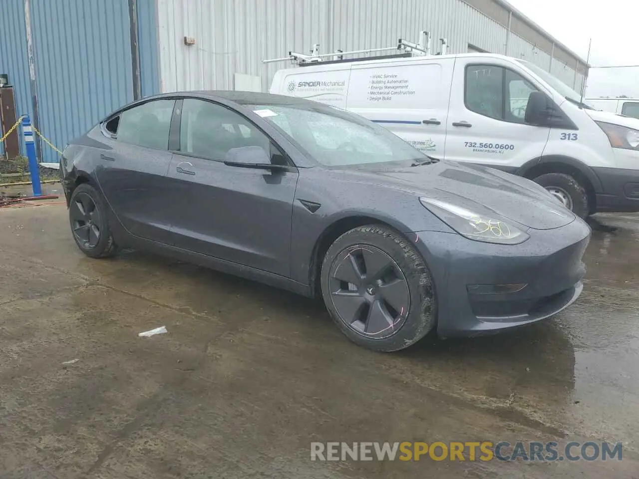 4 Photograph of a damaged car 5YJ3E1EA9PF699744 TESLA MODEL 3 2023