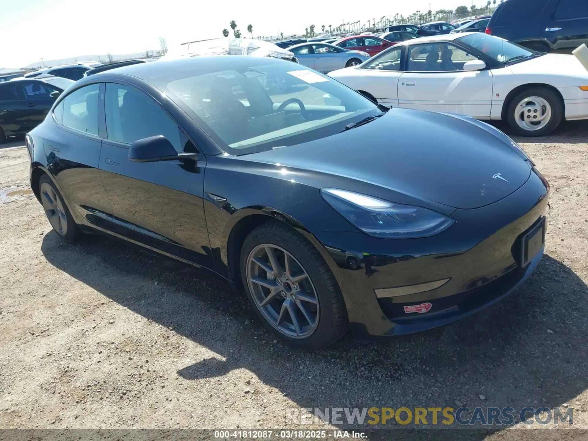 1 Photograph of a damaged car 5YJ3E1EA9PF706837 TESLA MODEL 3 2023