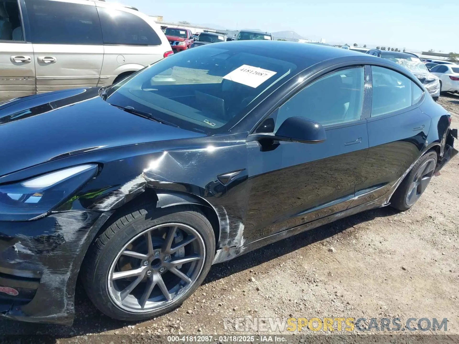 6 Photograph of a damaged car 5YJ3E1EA9PF706837 TESLA MODEL 3 2023