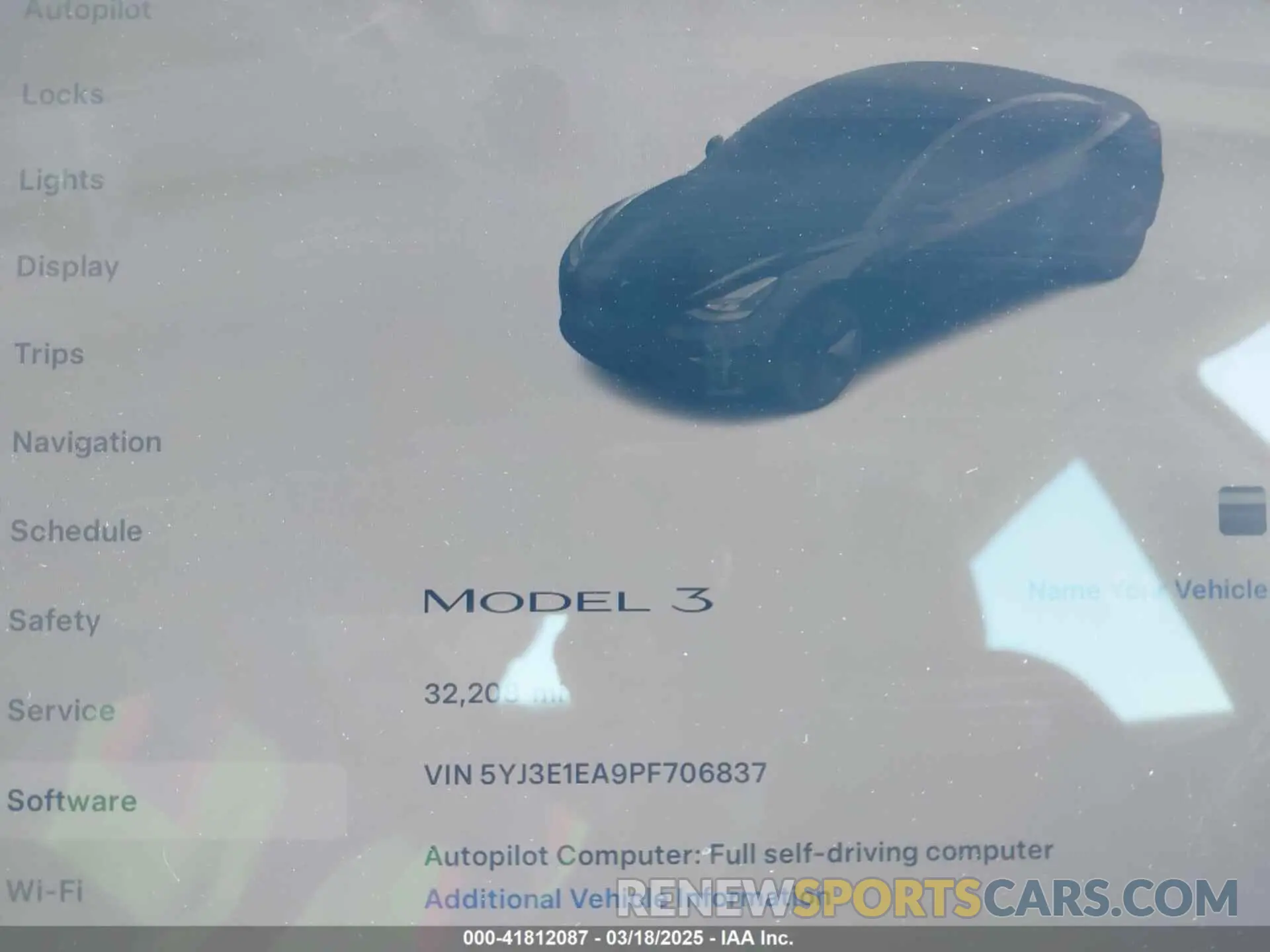 7 Photograph of a damaged car 5YJ3E1EA9PF706837 TESLA MODEL 3 2023
