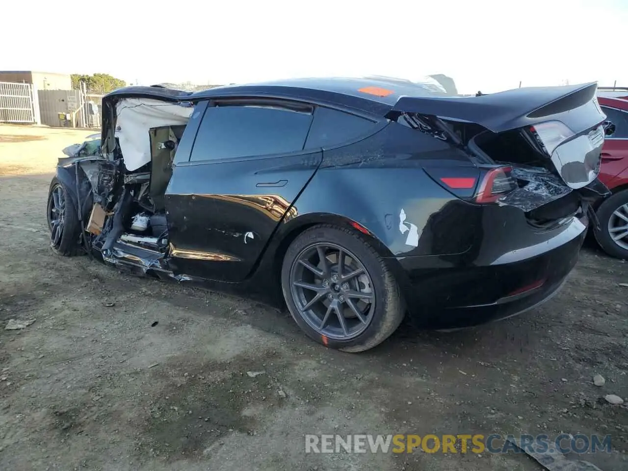 2 Photograph of a damaged car 5YJ3E1EA9PF709110 TESLA MODEL 3 2023
