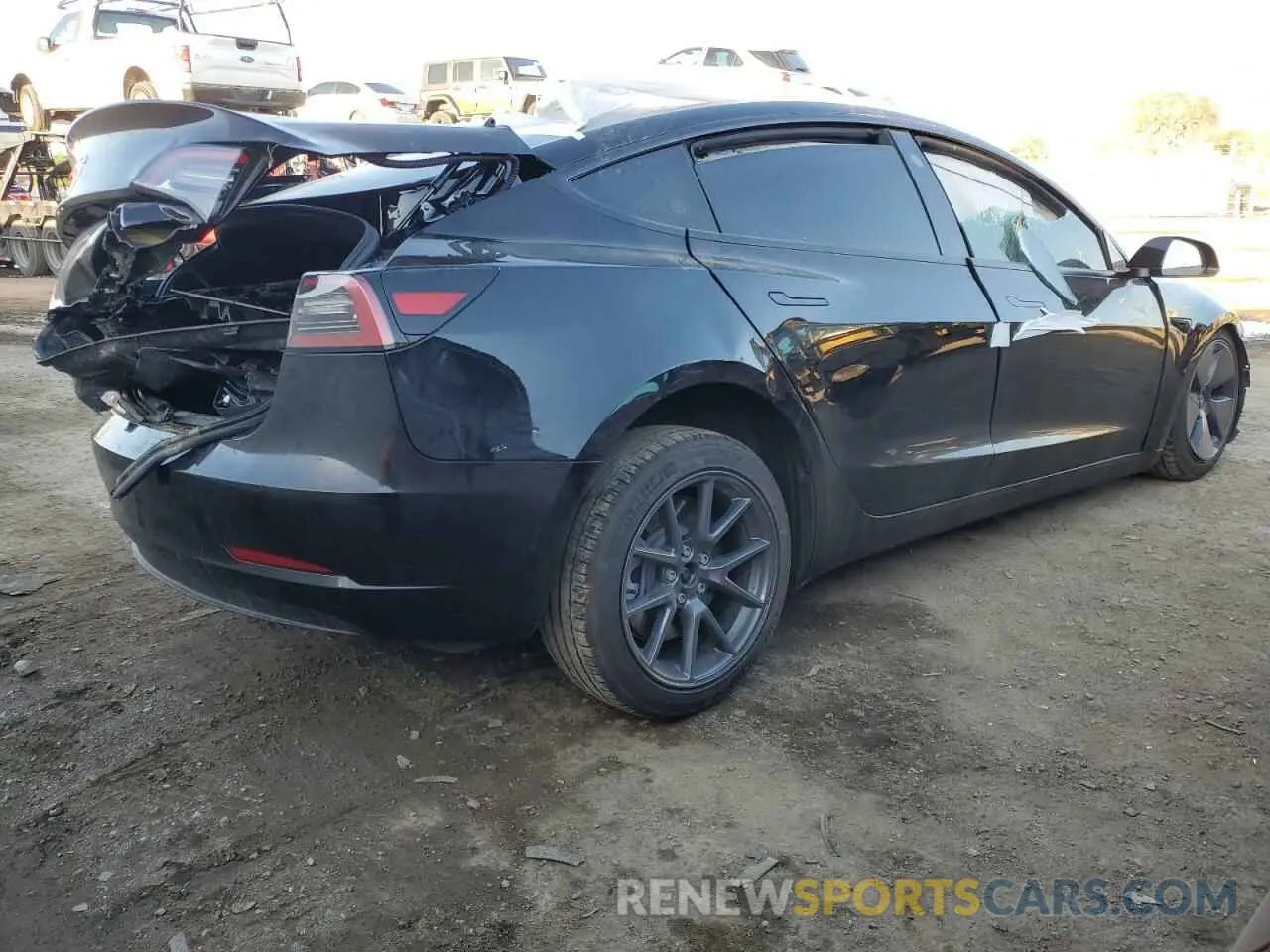 3 Photograph of a damaged car 5YJ3E1EA9PF709110 TESLA MODEL 3 2023