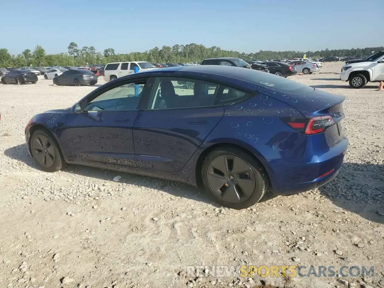 2 Photograph of a damaged car 5YJ3E1EA9PF712542 TESLA MODEL 3 2023