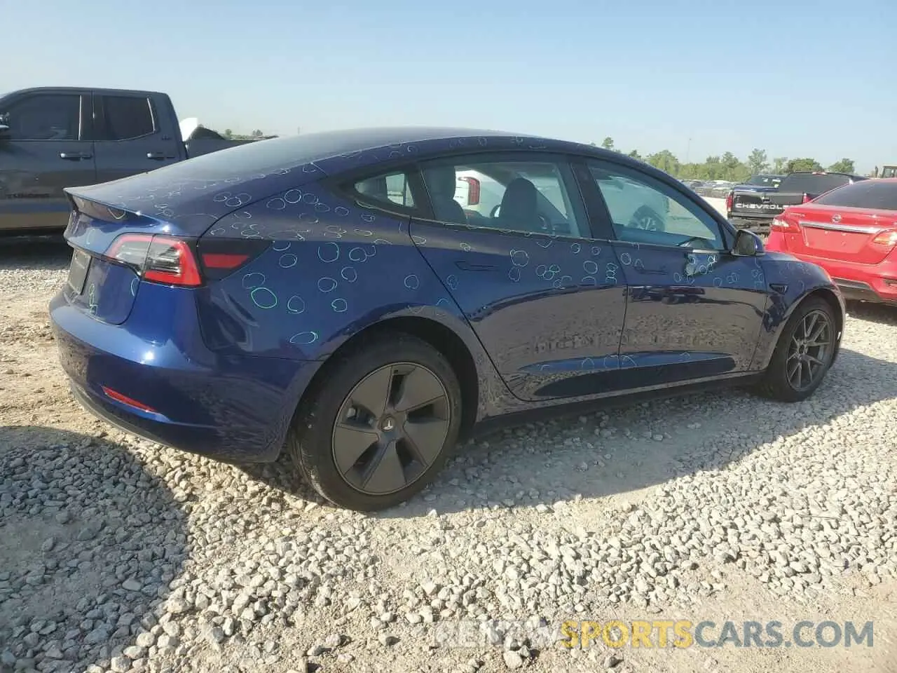 3 Photograph of a damaged car 5YJ3E1EA9PF712542 TESLA MODEL 3 2023