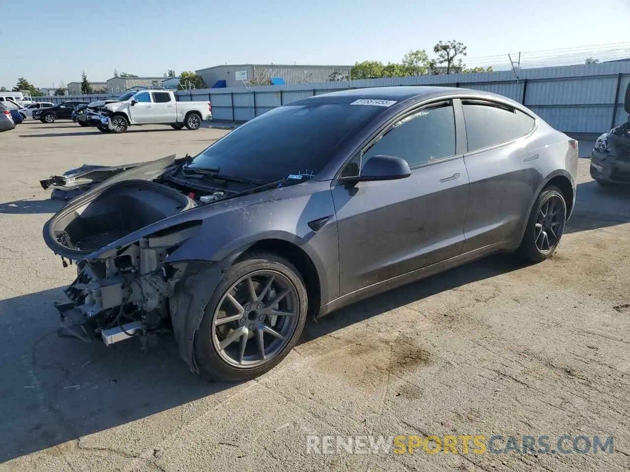 1 Photograph of a damaged car 5YJ3E1EA9PF714646 TESLA MODEL 3 2023