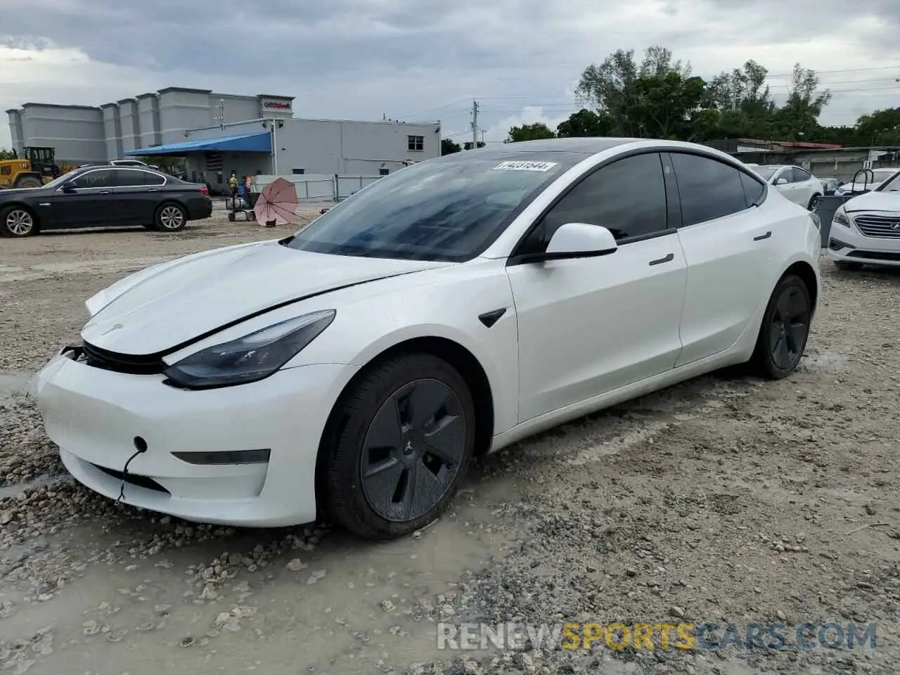 1 Photograph of a damaged car 5YJ3E1EAXPF394303 TESLA MODEL 3 2023