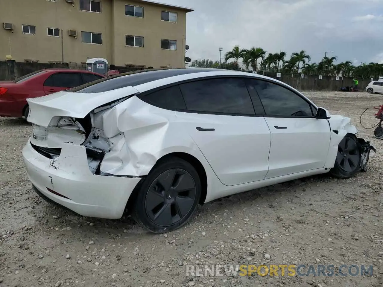 3 Photograph of a damaged car 5YJ3E1EAXPF394303 TESLA MODEL 3 2023