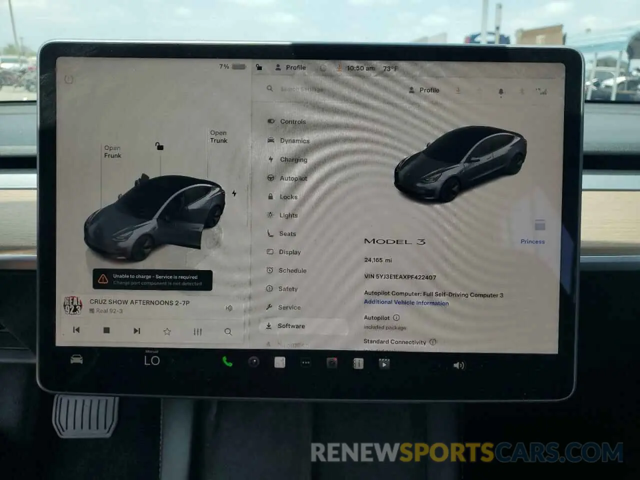 9 Photograph of a damaged car 5YJ3E1EAXPF422407 TESLA MODEL 3 2023