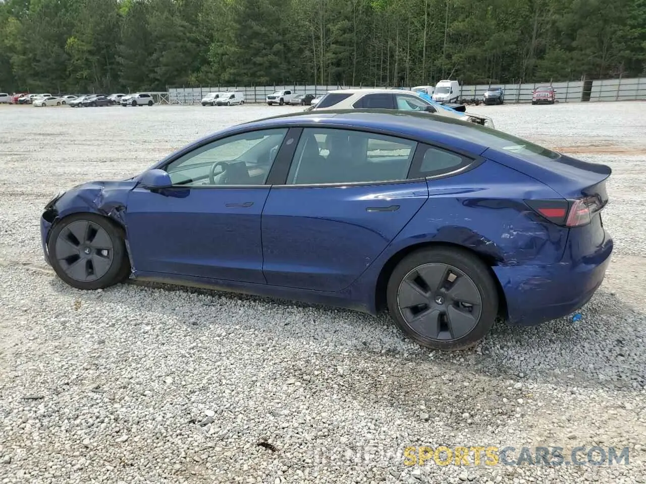 2 Photograph of a damaged car 5YJ3E1EAXPF430023 TESLA MODEL 3 2023
