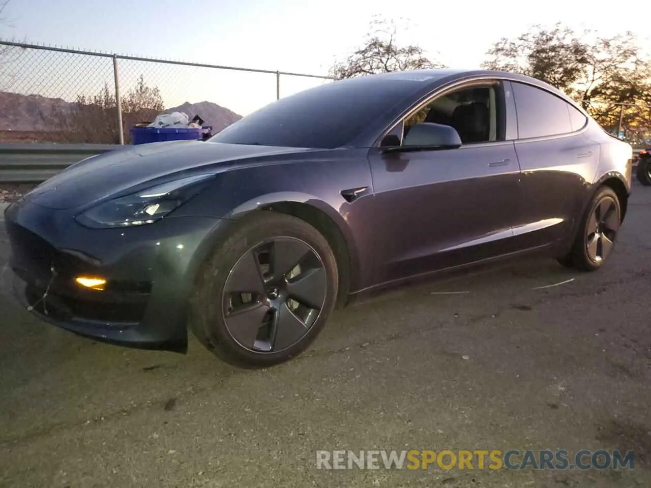 1 Photograph of a damaged car 5YJ3E1EAXPF432371 TESLA MODEL 3 2023