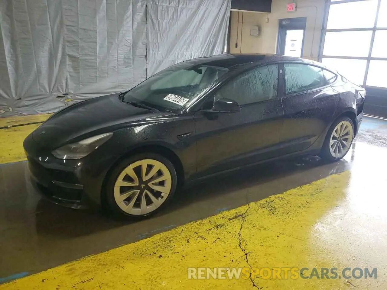 1 Photograph of a damaged car 5YJ3E1EAXPF433682 TESLA MODEL 3 2023