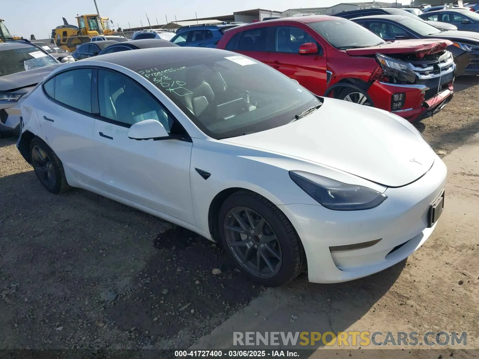 1 Photograph of a damaged car 5YJ3E1EAXPF436212 TESLA MODEL 3 2023