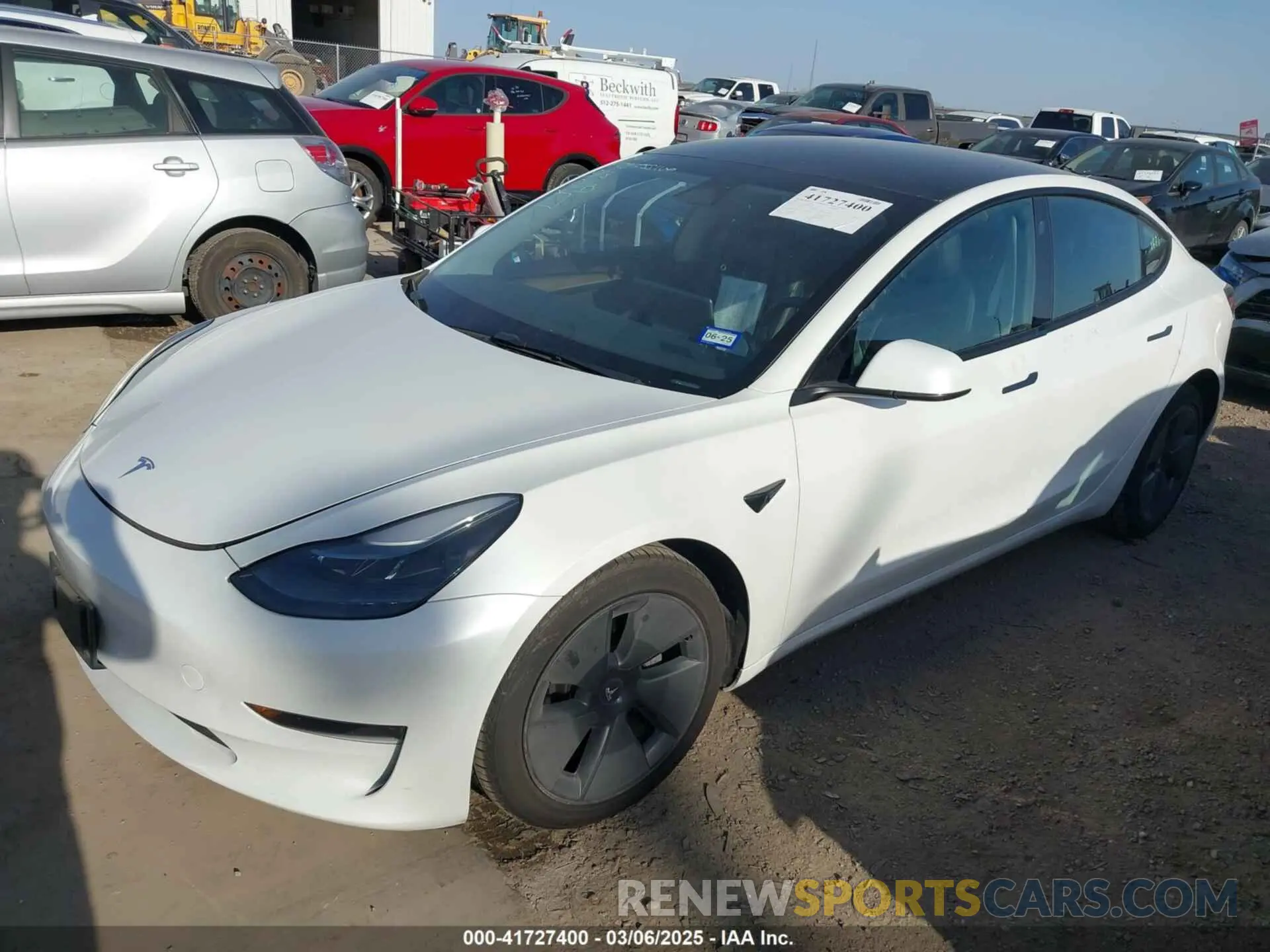 2 Photograph of a damaged car 5YJ3E1EAXPF436212 TESLA MODEL 3 2023