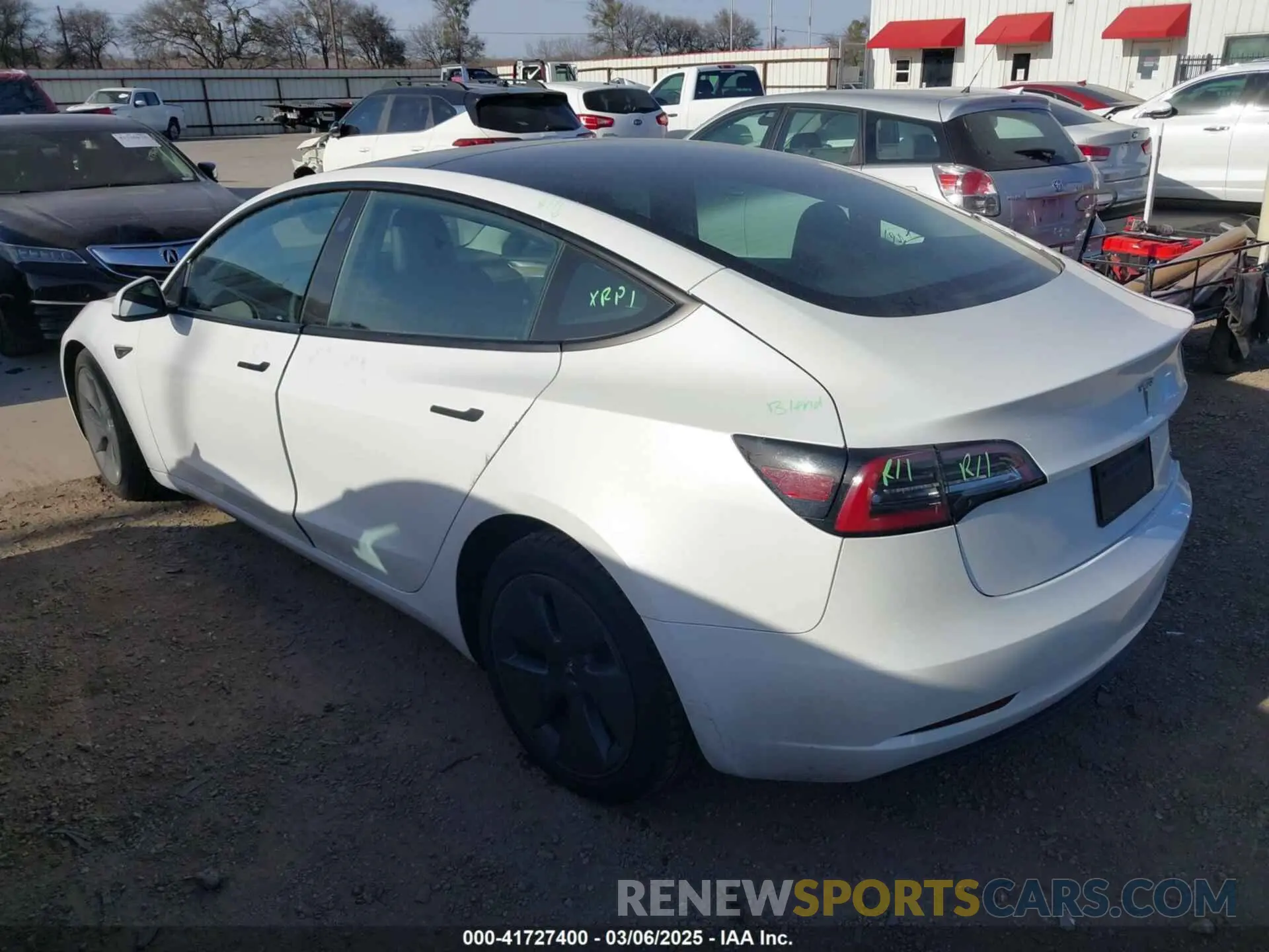 3 Photograph of a damaged car 5YJ3E1EAXPF436212 TESLA MODEL 3 2023